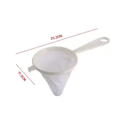 COLADOR DE TELA CON MANGO PLASTICO 11.5X23.2CM