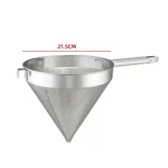 COLADOR CHINOIS DE ACERO INOXIDABLE 21.5 CM