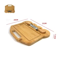 TABLA DE QUESOS CON CUCHILLO 20X25X1.5CM