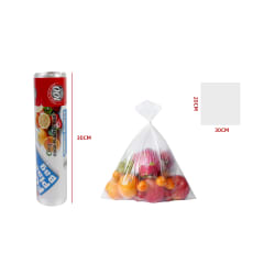 BOLSA PLASTICA SIN ZIPPER (100PCS) 20X30CM