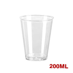VASO TRANSPARENTE 200ML
