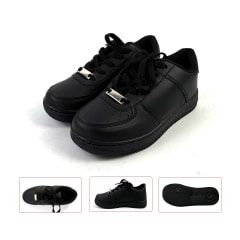 ZAPATILLA NEGRA ESCOLAR CON CORDONES 31-36