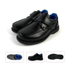 ZAPATO NIÑO NEGRO VELCRO SIMPLE 31-36