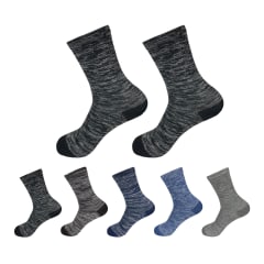 CALCETINES DE NIÑO DISEÑO JASPEADO TALLA 2 | 12 UNID