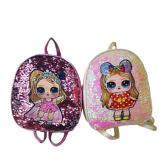 MOCHILA NIÑA INFANTIL MUÑECA 26X23CM/23X20CM | 12 UNID
