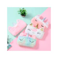 ESTUCHE COSMETIQUERO PLUSH COLORES SURTIDO 20.5X9.5CM | 12 UNID