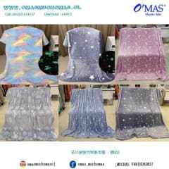 FRAZADA DISEÑO LUMINOSA 200CM*230CM