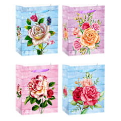 BOLSA DE REGALO ROSAS  COLORES
