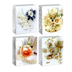 BOLSA DE REGALO ROSAS Y PERLAS