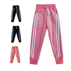 PANTALON NIÑA PLUSH 2 BARRAS BLANCAS