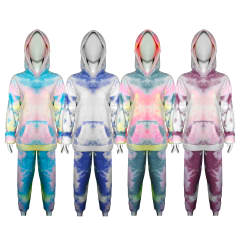 CONJUNTOS PIJAMA DISEÑO POLERON PLUCH CON GORRO Y PANTALON