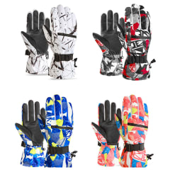GUANTES ADULTO PARA LA NIEVE Y EL FRIO ESTAMPADOS |12 UNI.