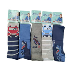 BALLERINA NIÑO CON POLAR AUTO, DINOSAURIO SURTIDO TALLA 6-8 | 12 UNID