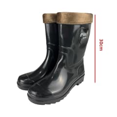 BOTAS DE AGUA ADULTO CON FORRO POLAR LISO  30CM TALLA 39-43 | 25 UNID