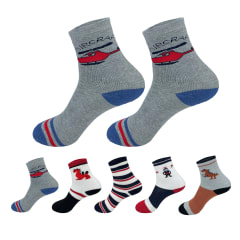 CALCETINES DE NIÑO CON DIBUJOS TOALLA TALLA 6-9 AÑOS | 12 UNID