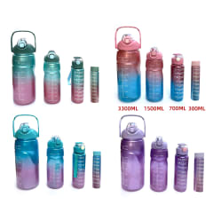 SET 4 BOTELLA PLASTICA 3300/1500/700/300ML 