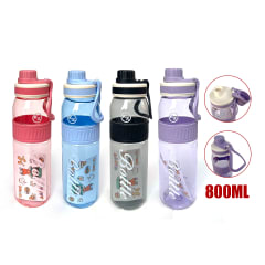 BOTELLA PARA AGUA PLASTICA 800ML