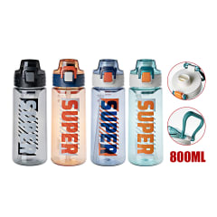 BOTELLA PARA AGUA PLASTICO SUPER 800ML