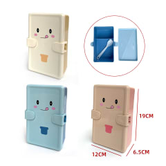 CAJA LONCHERA CON CUBIERTO  19X12X6.5CM