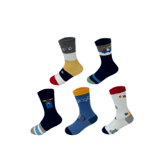 CALCETIN NIÑO MEDIA CAÑA DISEÑO SURTIDO 6-9 AÑOS