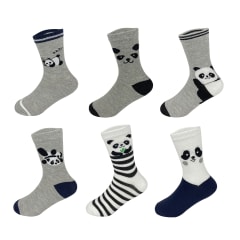 CALCETIN DE NIÑO MEDIA CAÑA DISEÑO PANDA 3-6 AÑOS