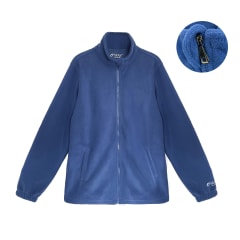 POLERON DE HOMBRE CON POLAR AZUL UNIFORME CLINICO