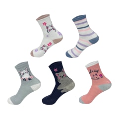 CALCETIN NIÑA MEDIA CAÑA GATO 3-6 AÑOS DISEÑOS