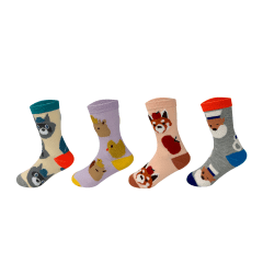 CALCETIN NIÑA MEDIA CAÑA MONITOS 9-12 AÑOS