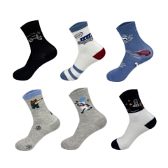 CALCETIN NIÑO ALGODON DIBUJO SURTIDO  3-6 AÑOS
