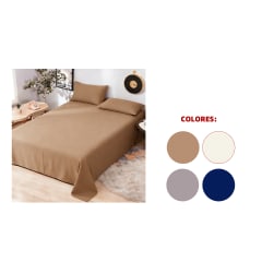 SET DE SABANA POLAR 180*220CM Y UNO FUNDA ALMOHADA POLAR 50*70CM