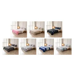 SET DE SABANA  DISEÑO 230*260CM Y DOS  FUNDA ALMOHADA  50*70CM