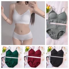 CONJUNTOS PETO Y CALZON SIN COSTURA TALLA UNICA - VARIEDAD DE COLORES