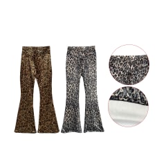 CALZA MUJER POLAR PALAZZO MELANGE LINEAS LEOPARDO M-L/L-XL/XL-2XL