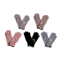 Guantes deportivos táctiles con sensación suave tipo piel 24cm