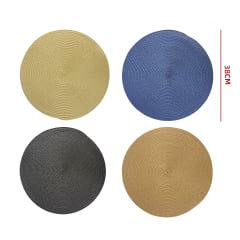 MANTEL INDIVIDUAL REDONDO 38CM COLORES