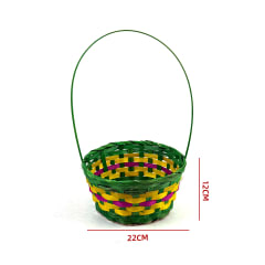 CANASTA PARA HUEVOS DE PASCUA 12X22CM