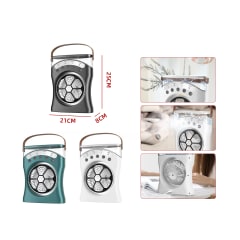 VENTILADOR AIRE CON HUMIDIFICADOR
 USB -3 VELOCIDADES 21X8X25CM