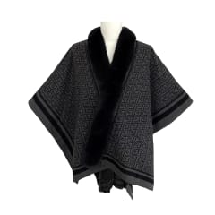 PONCHO ABIERTO CON PIEL SINTETICA 110X160CM | venta mayorista