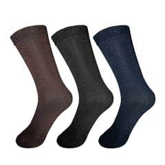 CALCETIENES DE HOMBRE CORTE ALTO COLOR LISO | 12 UNID