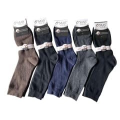 CALCETINES DE HOMBRE CAÑA LARGA LANA LISO COLRES SURTIDOS TALLA ÚNICA |12 UNID