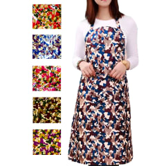 DELANTAL DISEÑO CAMUFLAJE PARA COCINA | 12 UNID