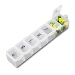 ORGANIZADOR PARA MEDICAMENTOS 21X9.5X3.5 CM | 12 UNID