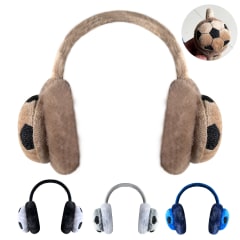 TAPA OREJAS PLUSH DISEÑO BALON FUTBOL | 12 UNID