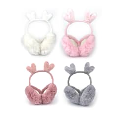 TAPA OREJAS DE  CORAZON  TALLA UNICA | 12 UNID