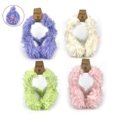 TAPA OREJAS PLEGABLE COLOR LISO PELUDO MONSTRO TALLA UNICA | 12 UNID