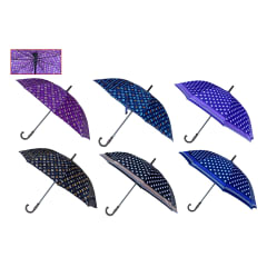 PARAGUAS COLGADOR DISEÑOS SURTIDO  56CM | 60 UNID