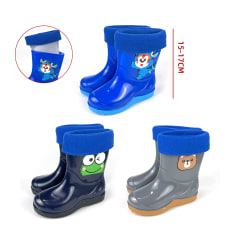 BOTAS DE AGUA INFANTIL CON FORRO TALLA 21-25 MEDIDA 15-17CM 