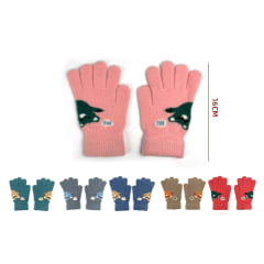 GUANTE LANA DISEÑO OSO 16CM