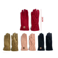 GUANTE MUJER POLAR FORRADO TACTIL COLORES SURTIDOS