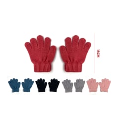 GUANTE DE LANA COLOR LISO 15CM